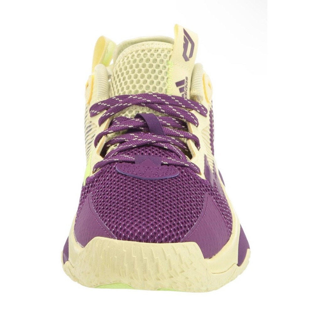 Adidas Dame 8 Men's Athletic Sneaker Basketball Shoe Yellow Purple  GY0383 Sz 10 - Picture 2 of 7